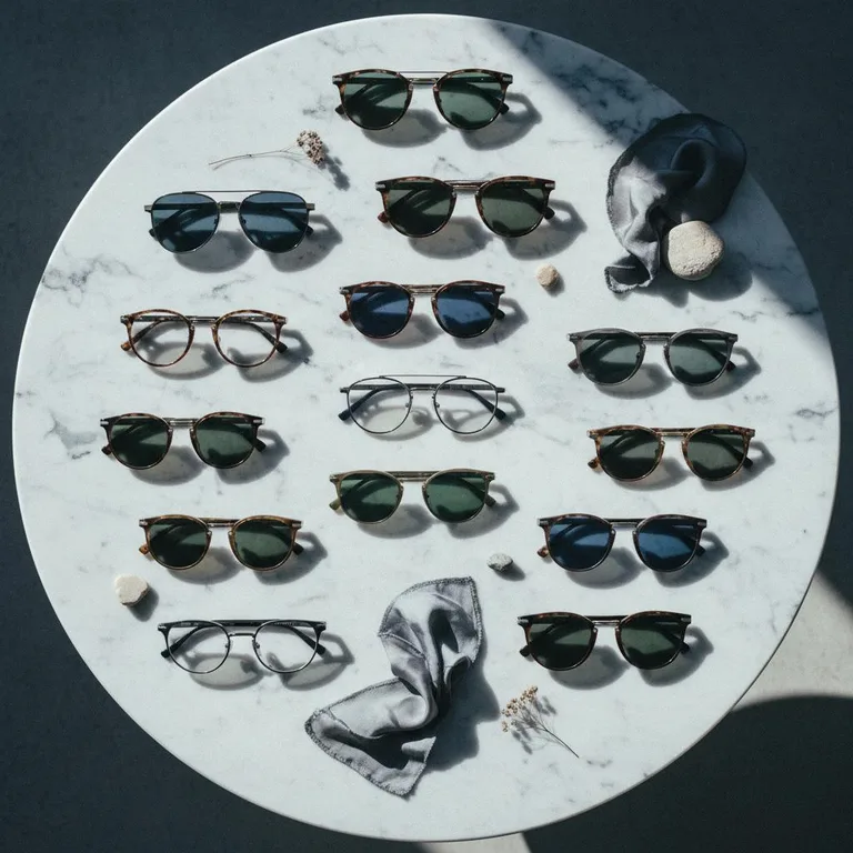Curated designer eyewear collection at Holland Park Eyecare